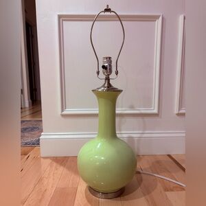 Vintage Mid century green lamp